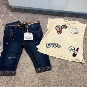 Zara Baby Girl Denim Jeans